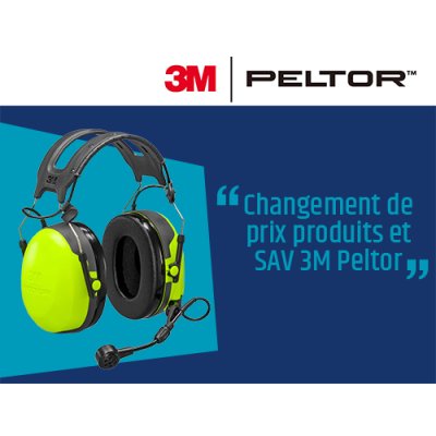 Modifications tarifaires 3M Peltor